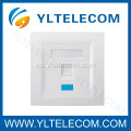 Tipo de pared cara placas RJ45 módulo solo puerto 1 puerto 86 * 86MM 86